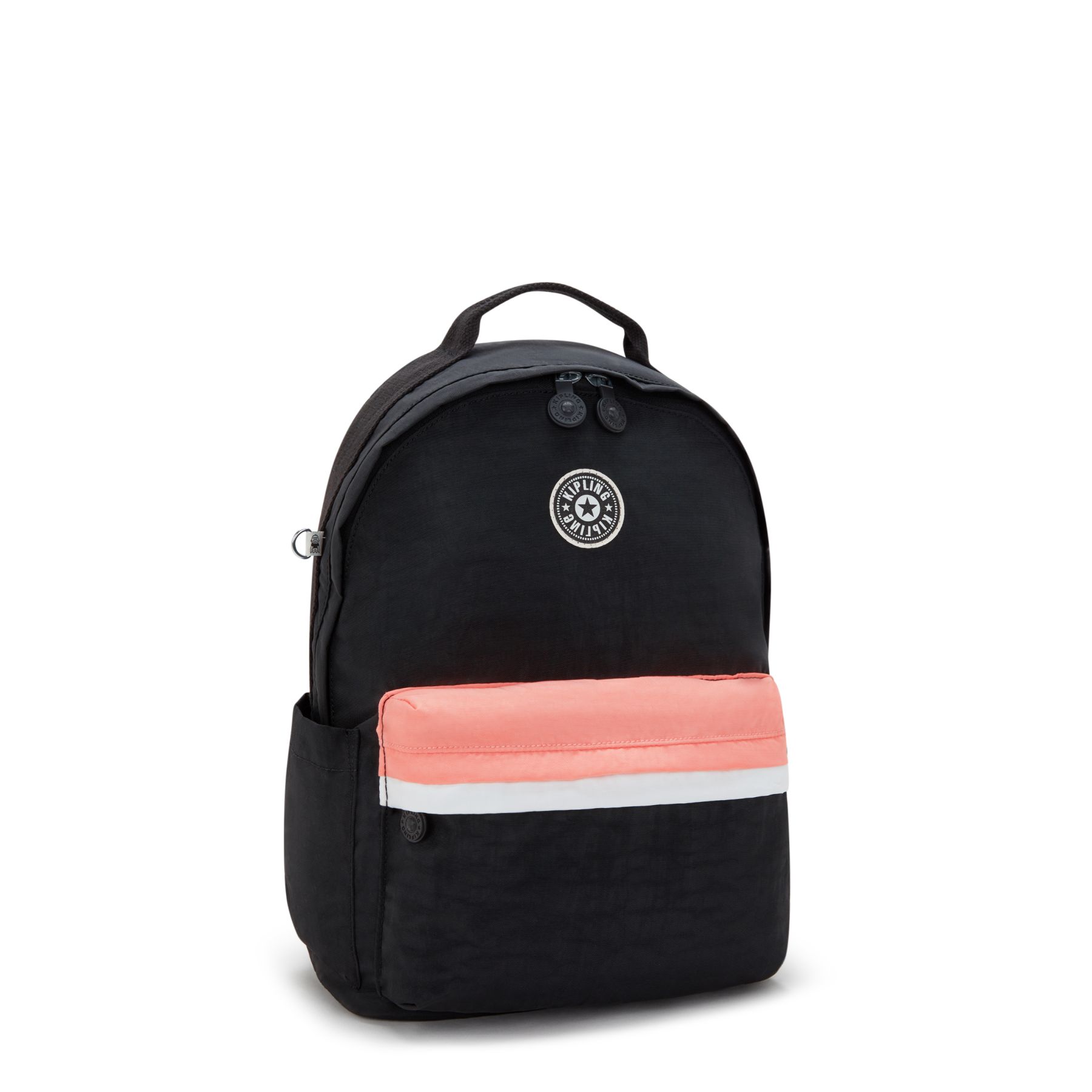 DAMIEN M Grand sac à dos avec bretelles rembourrées - Jazzy Black Block