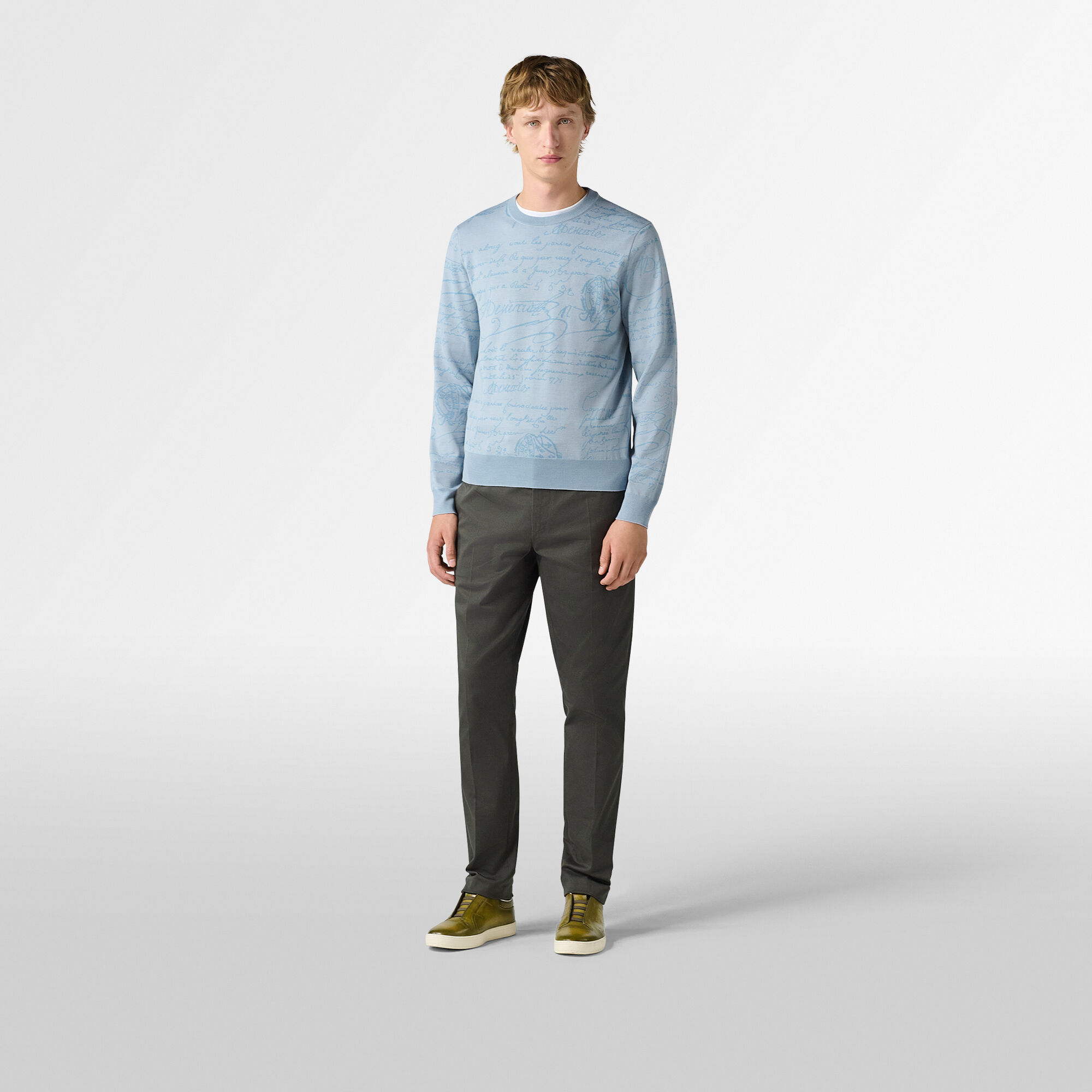 Pull En Laine Scritto