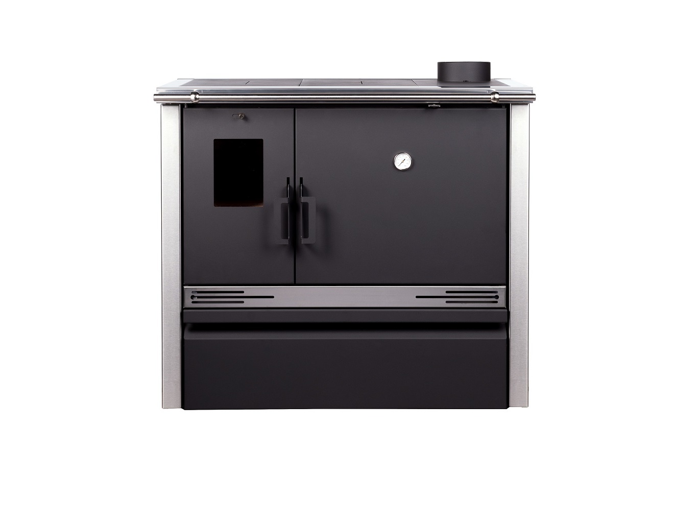 FOGÃO LENHA MEKKA ANTRACITE 82 X 93.5 X 54.5 CM