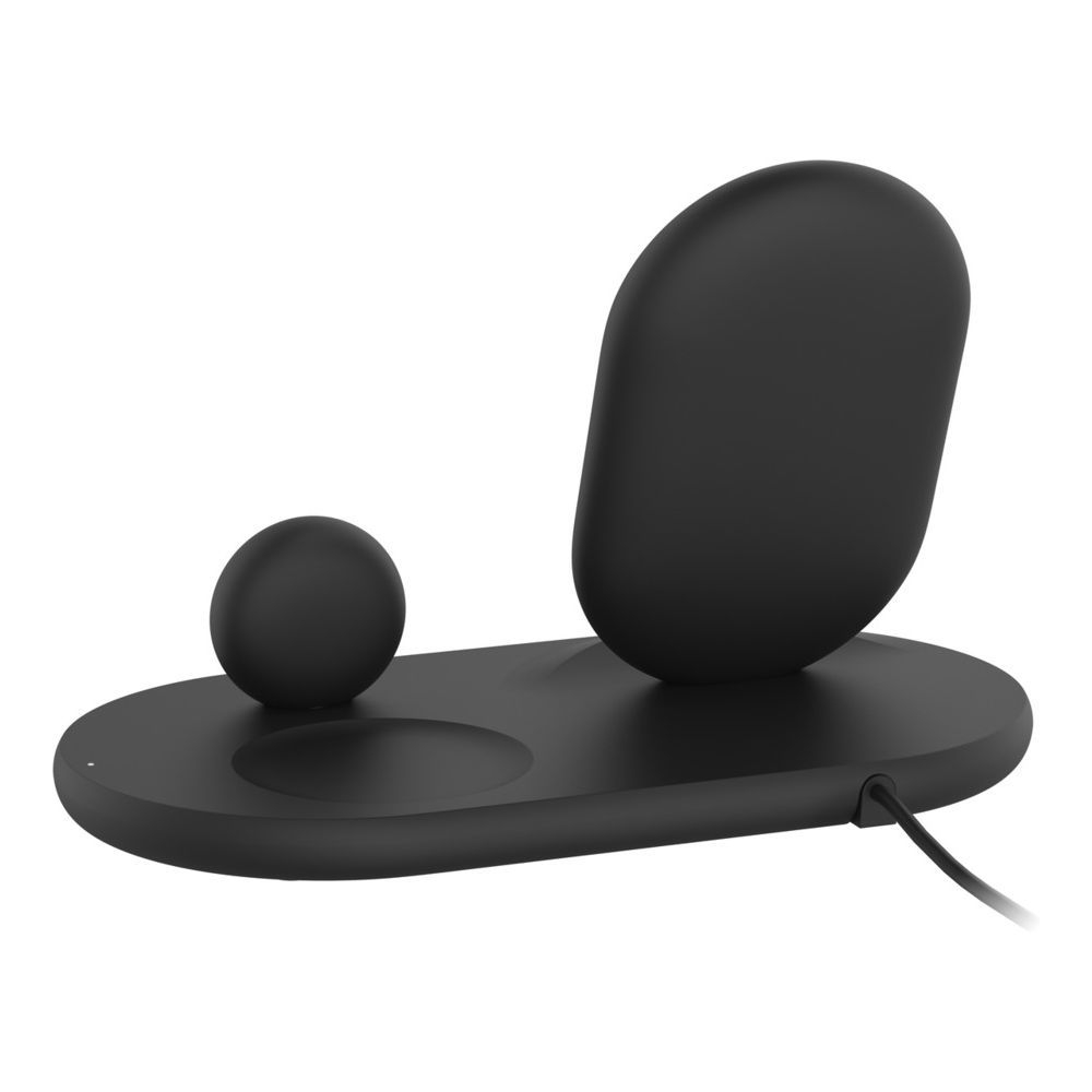 (7.5W) 3in1 MagSafe Qi Wireless Charger Ladegerät für Apple iPhone Mini/Pro/Max / Apple Airpods / Apple Watch (WIZ001vfBK) - Schwarz