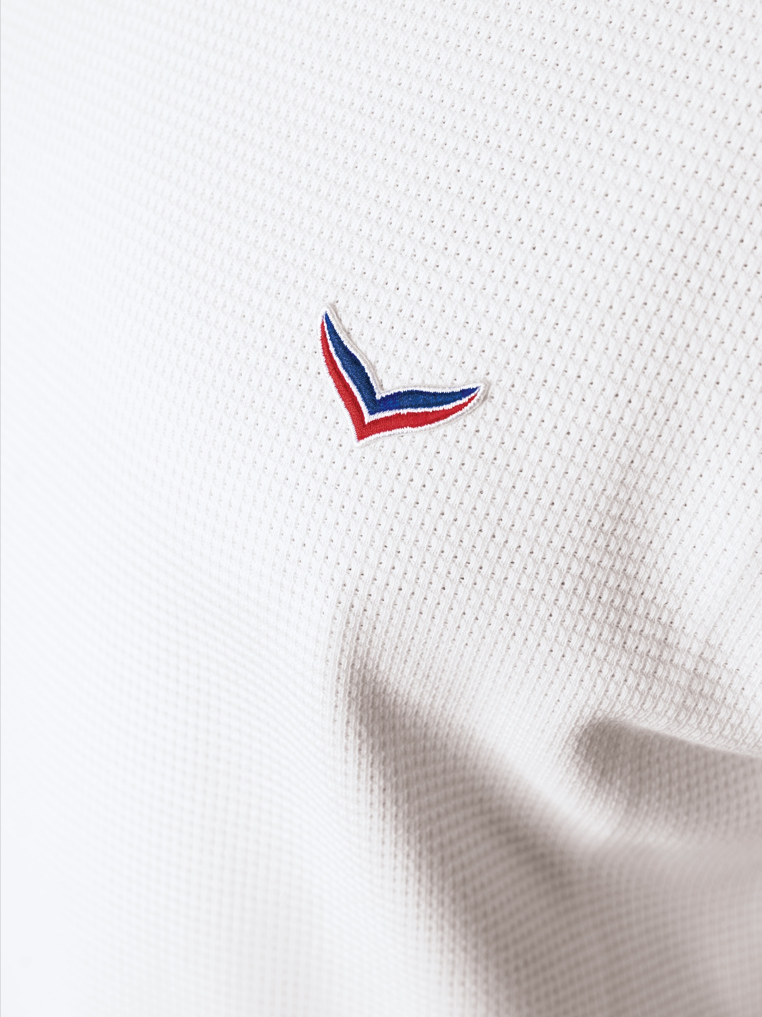 Oversized T-Shirt in Waffeloptik Weiss