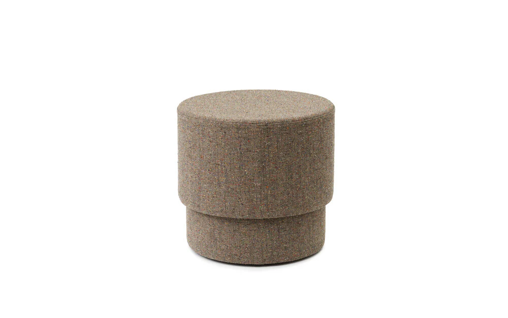 Normann Copenhagen  Silo puf, lille, Earth Confetti/Bolgheri 7 - 46x50 cm