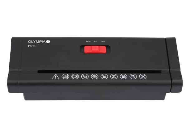 Makulator Olympia 2704, Stribe makulering, 34 cm, 6 mm, 2 min., 6 ark, Sort
