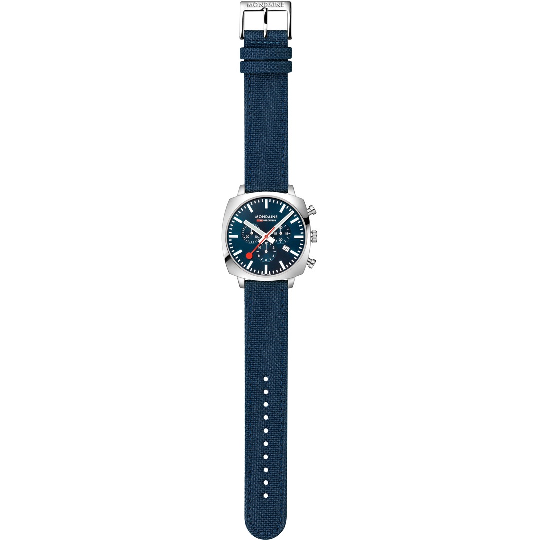 Mondaine Grand Cushion Chronograph Set 41mm