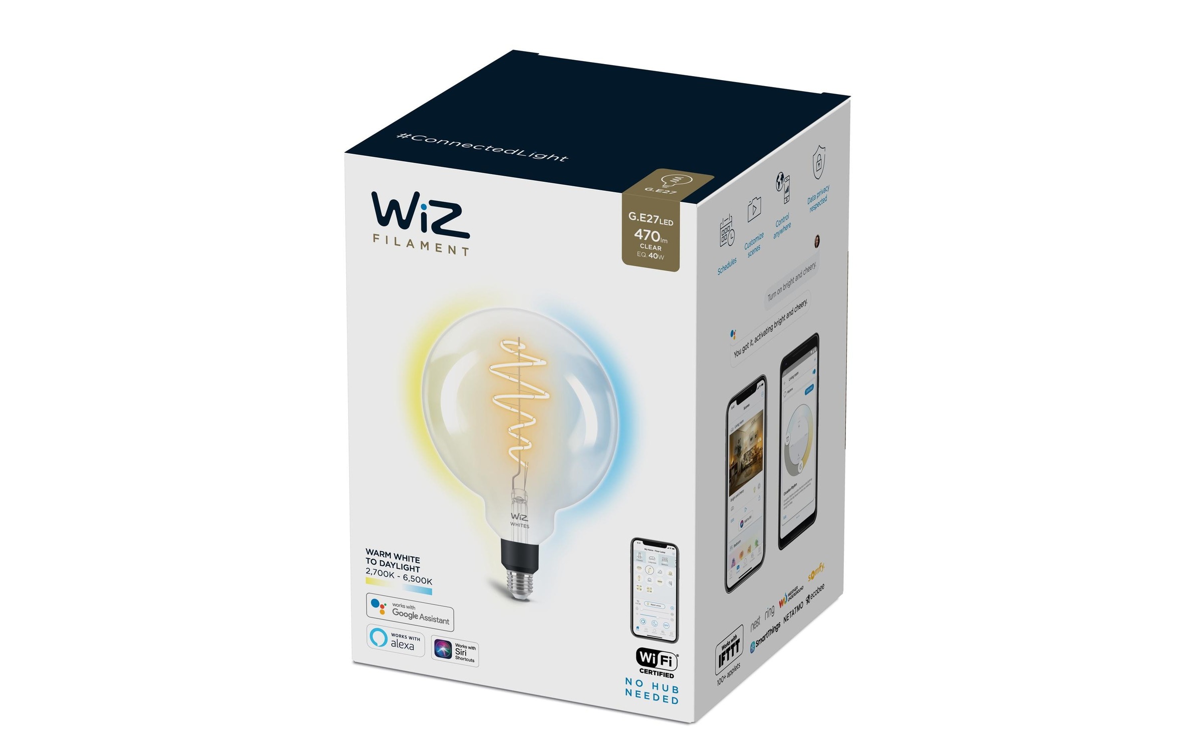 WiZ Spezialleuchtmittel »G200« E27 Kaltweiss | Neutralweiss | Tageslichtweiss | Warmweiss