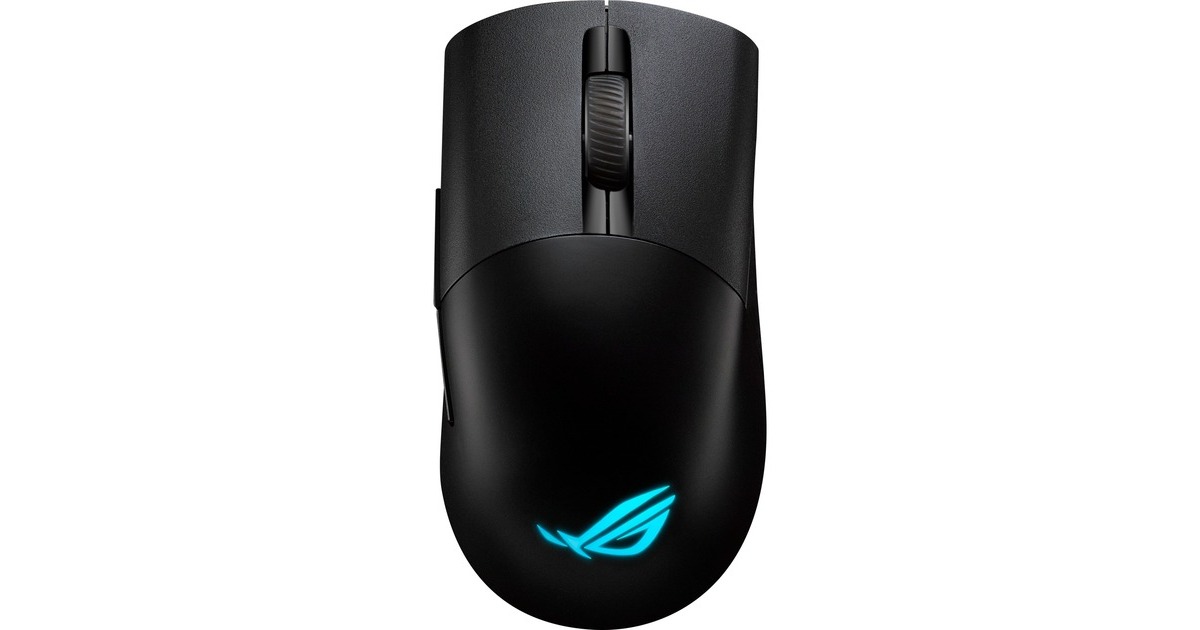 ASUSROG Keris Wireless Aimpoint gaming muis  (Zwart, 36.000 dpi, 2.4 GHz, Bluetooth, RGB leds)