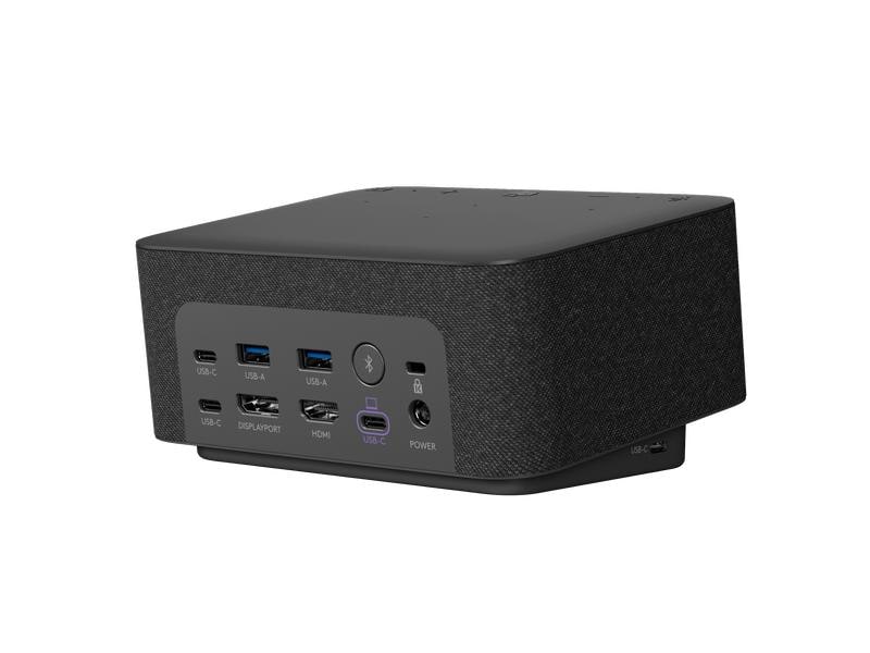 Logitech Dockingstation Logi Dock Graphit MS All-in-One-Dockingstation mit Bedienelementen für Besprechungen und Freisprecheinrichtung
