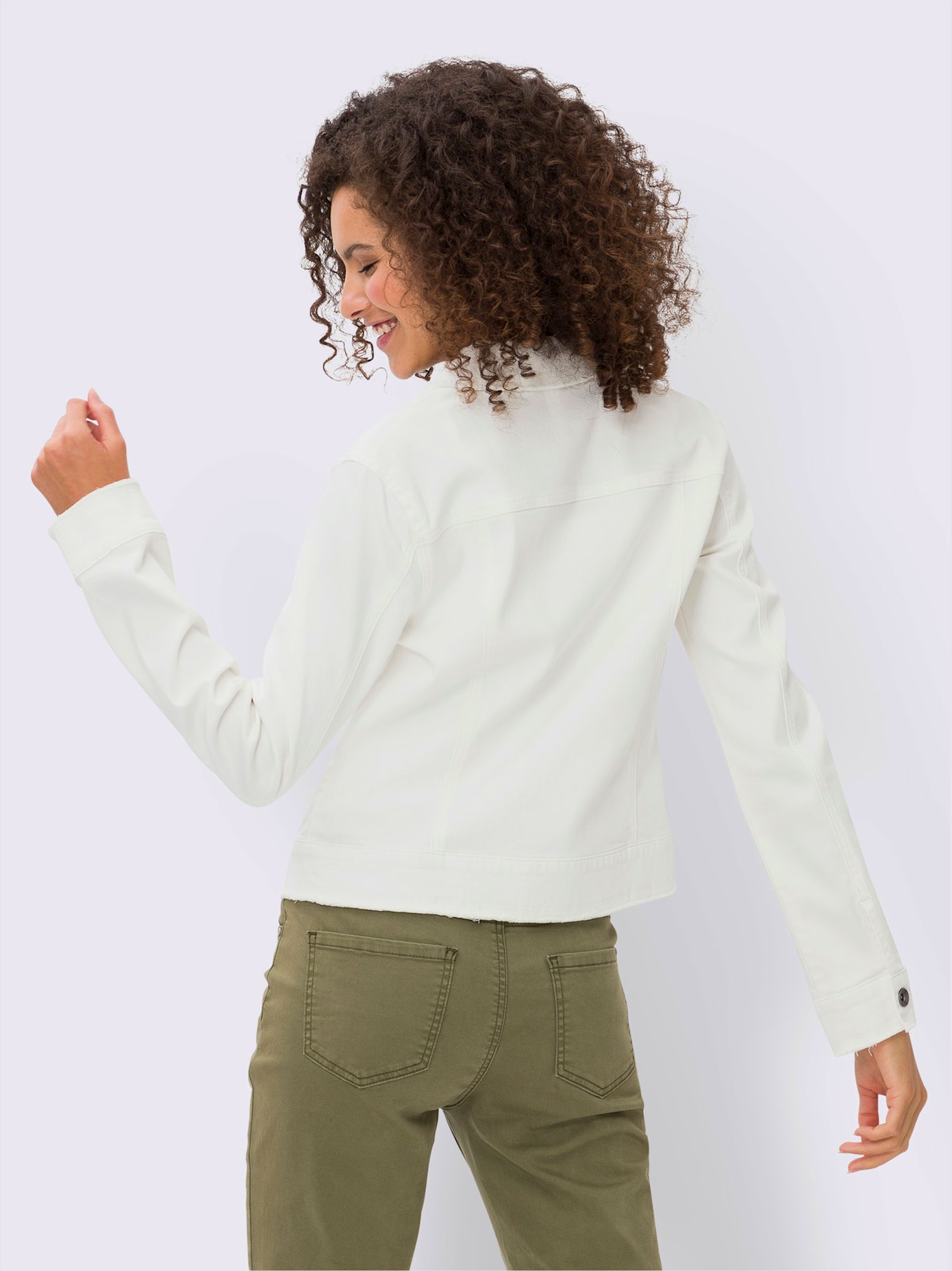 Veste en jean mélange de cotons agréable à porter