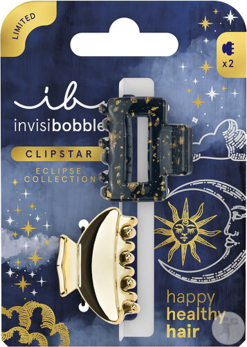 Invisibobble Clipstar Eclipse Lunar Glam 2 Pièces