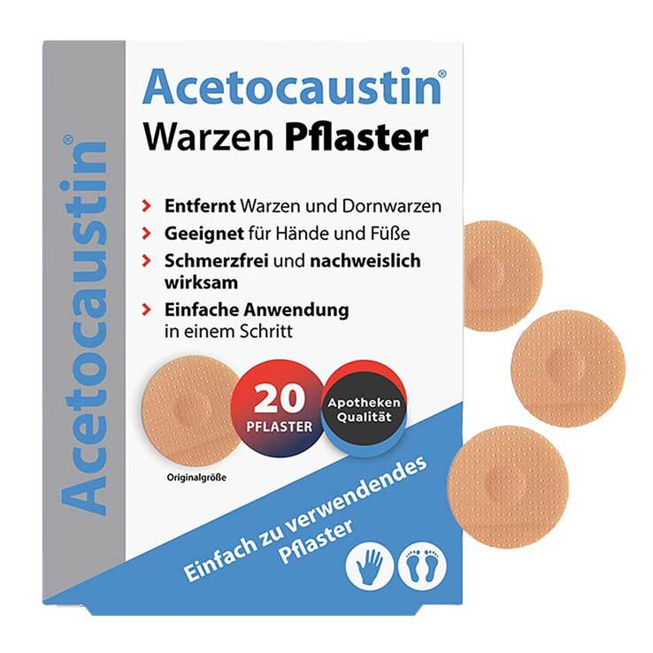 Acetocaustin Warzenpflaster, 20 St
