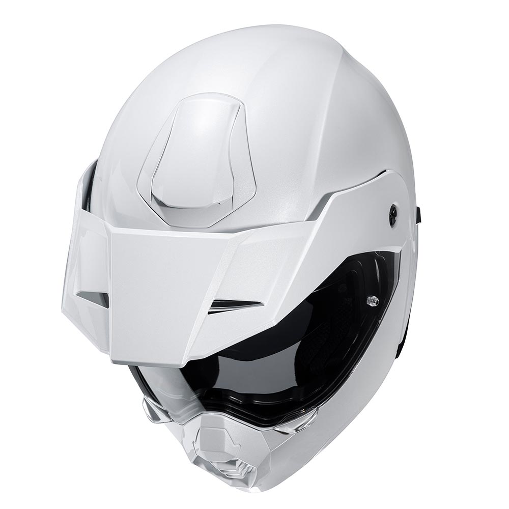 HJC - Casque C80 Uni Blanc / Brillant