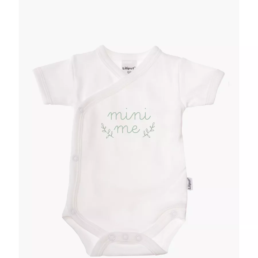 Liliput Kurzarm Wickelbody 2er Pack mini me weiß