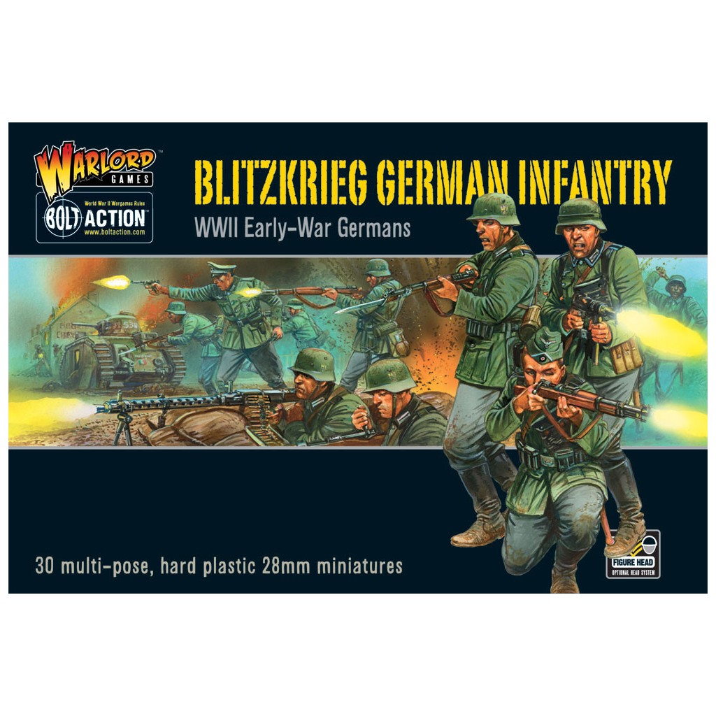 Bolt Action - German - Blitzkrieg Infantry plastic boxed set