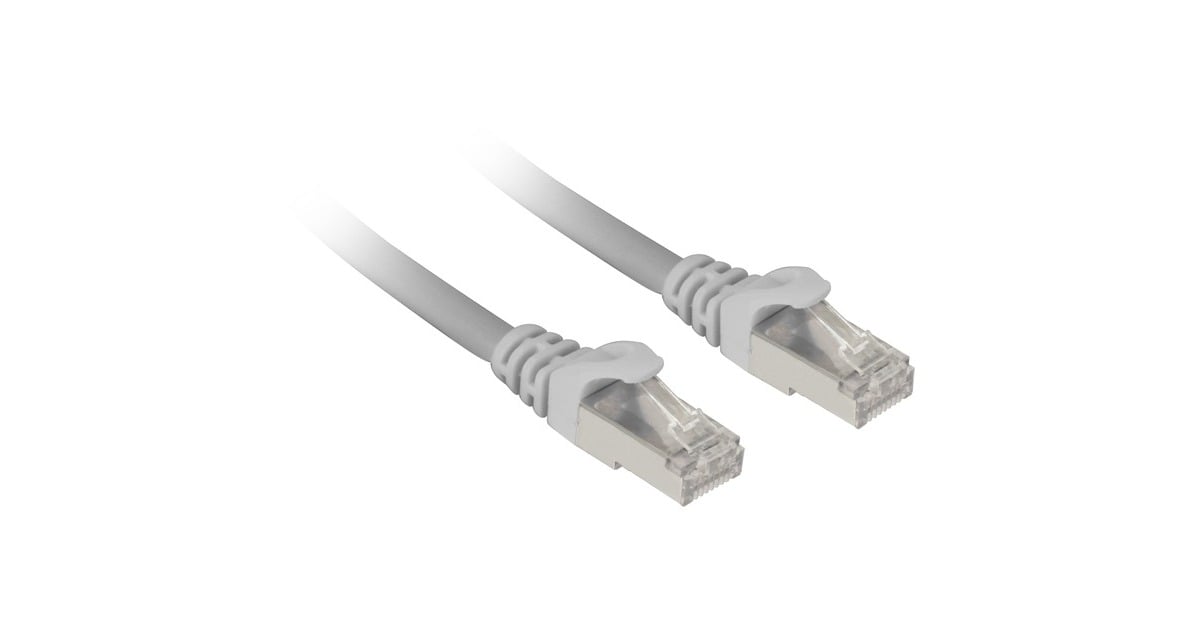 SharkoonPatchkabel SFTP, RJ-45 met Cat.7a  (Grijs, 7,5 meter, Ruwe kabel)