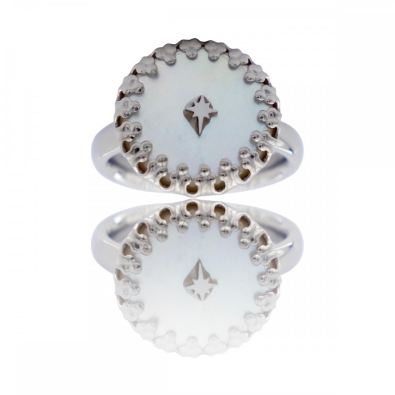 Magnifique Bague Femme Nacrée CALTHA