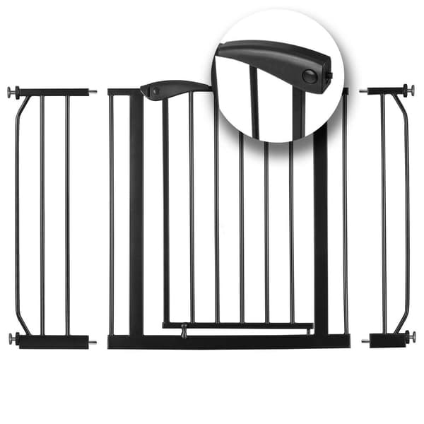 Sikkerhetsport svart Nukido 718300