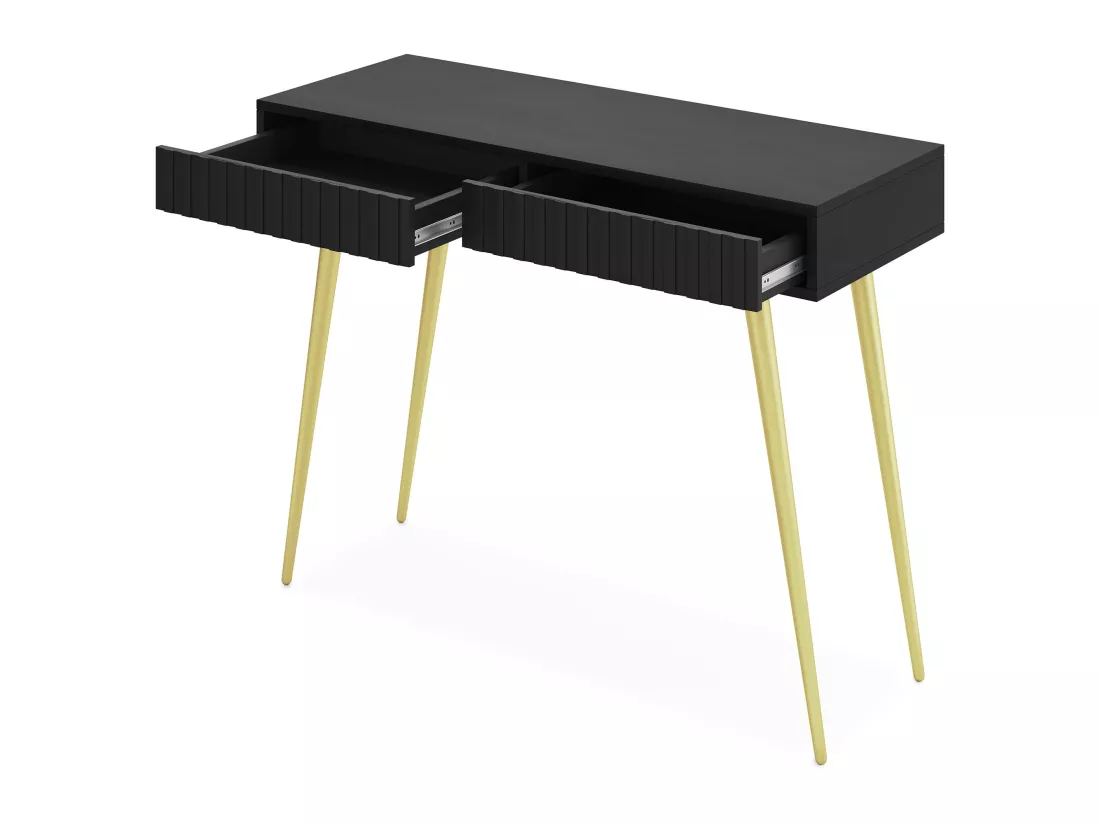 Coiffeuse - 104 cm - noir - Bello