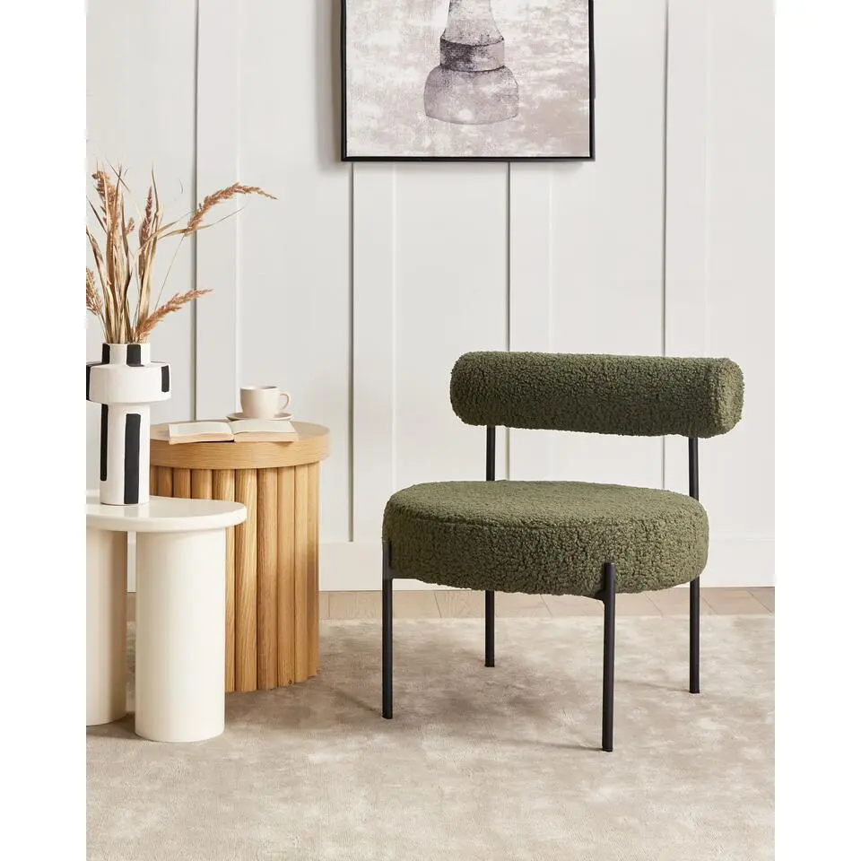 ALPHA - Fauteuil - Groen - Bouclé