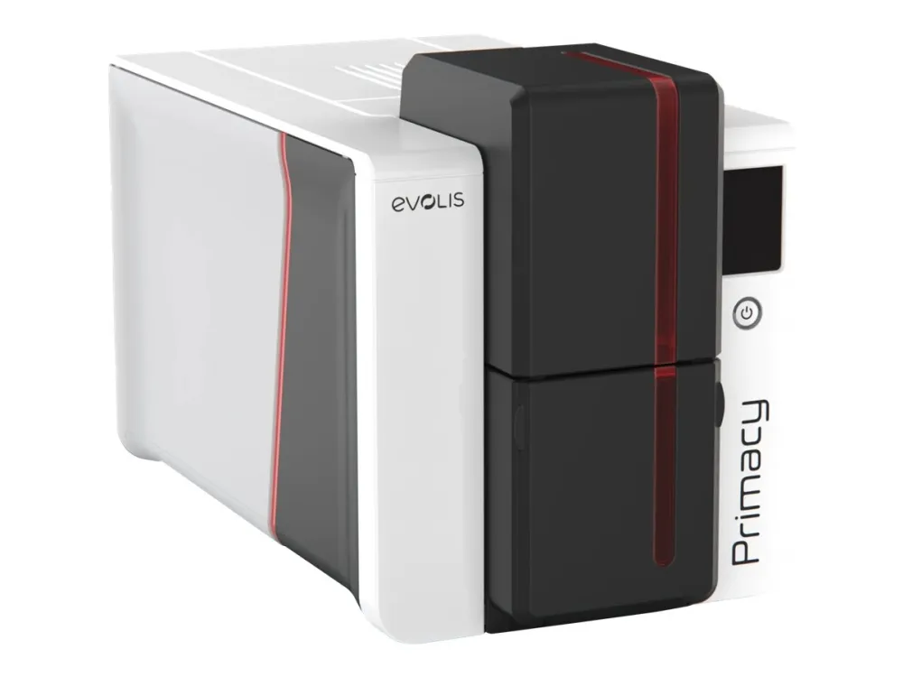 Evolis Primacy 2 Duplex Expert - Plastikkortprinter - farve - Duplex - blæksubliminering/termisk resin genskrivelig - CR-80 Card (85.6 x 54 mm) - 300 x 1200 dpi op til 170 kort/time (farve) - kapacitet: 100 kort - USB, LAN