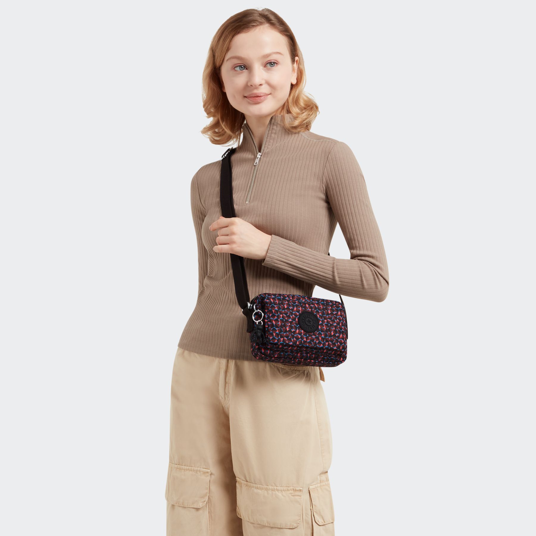 ABANU Mini Sac à Bandoulière avec Sangle Ajustable - Happy Squares