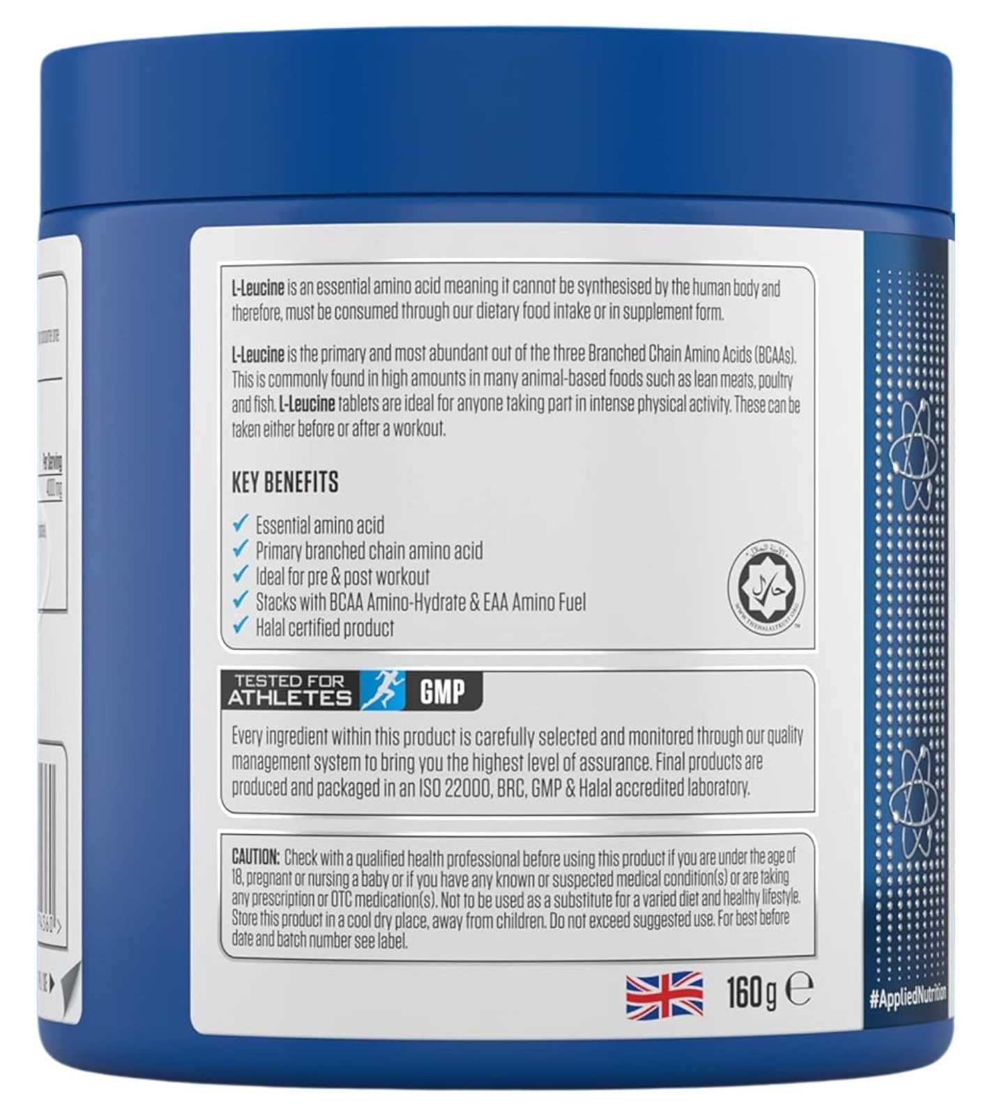 Applied Nutrition Leucina 4K 180 cápsulas