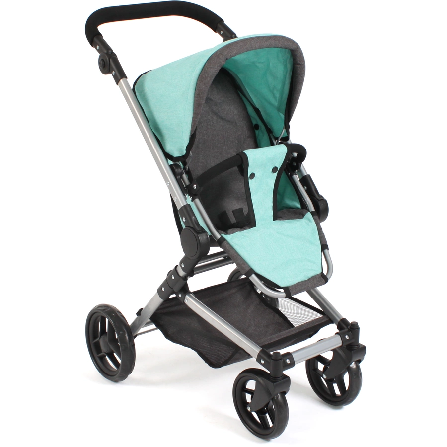 BAYER CHIC 2000 Kombipuppenwagen Fides 3 in 1 melange mint