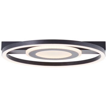 Brilliant plafondlamp Maureen 22W 2900 lm zwart