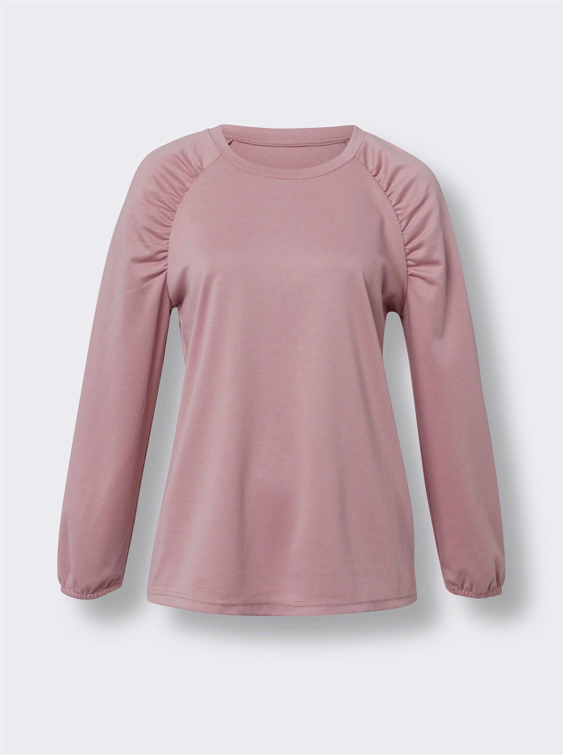 Sweatshirt mit Raffungen