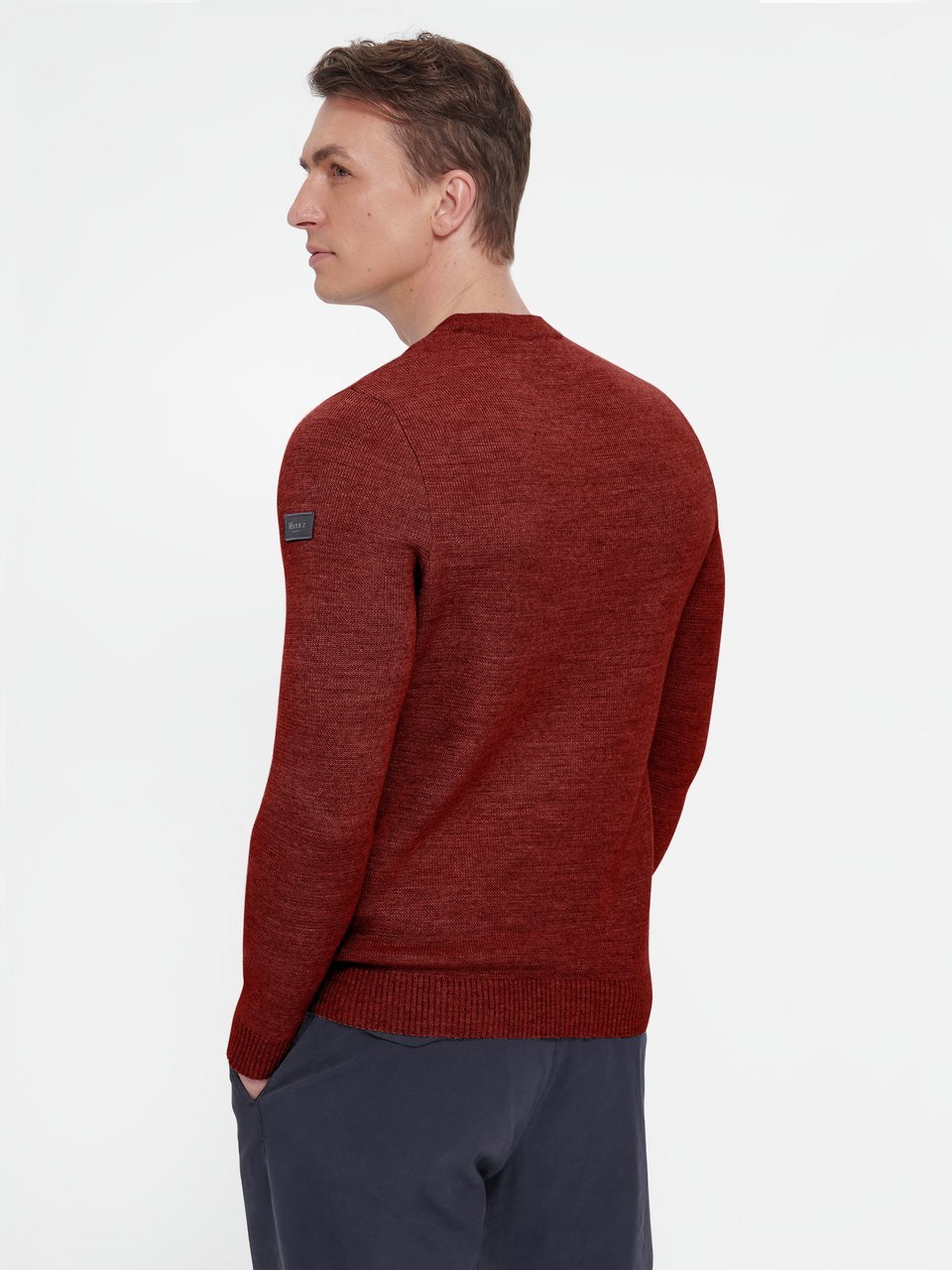 Rundhals-Pullover