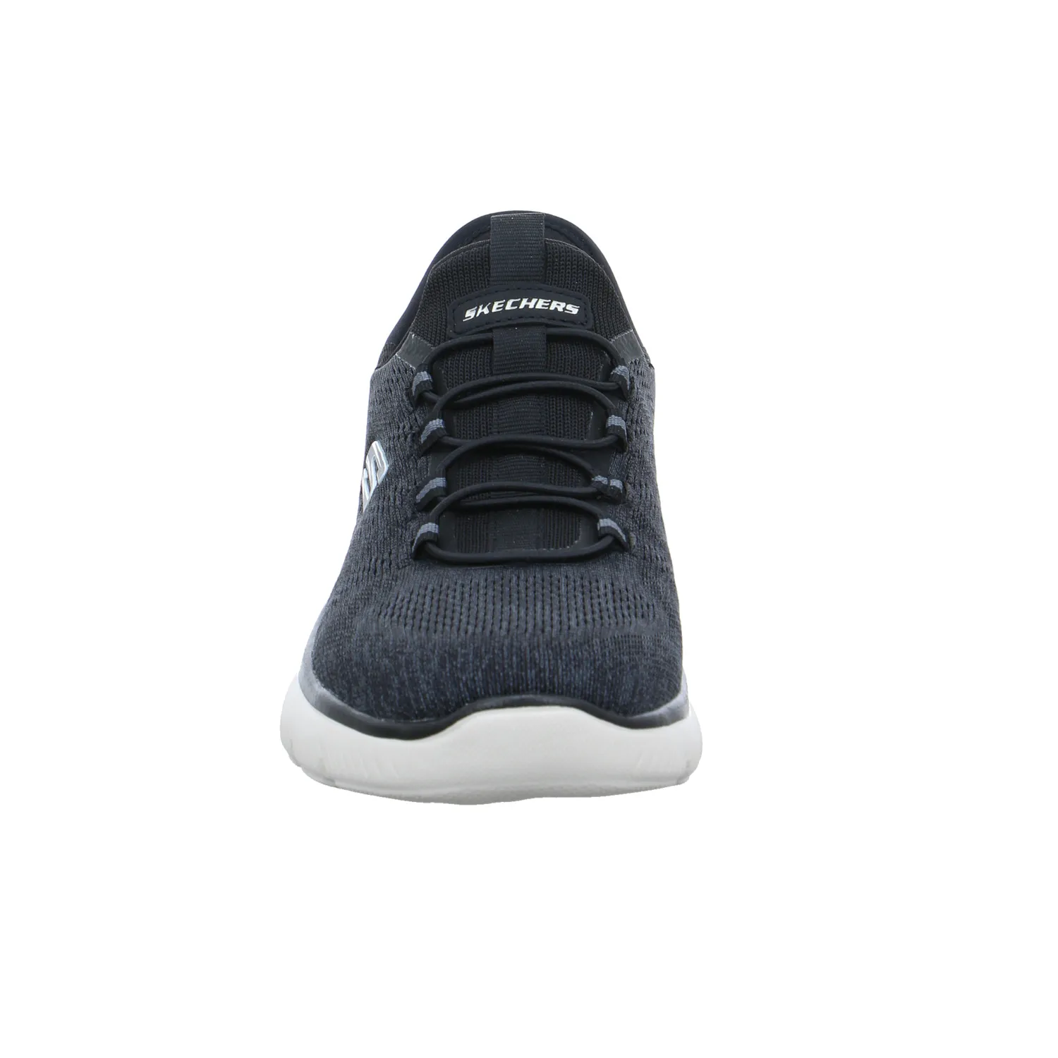 SKECHERS Halbschuh-Schlüpfer Schwarz Synthetik
