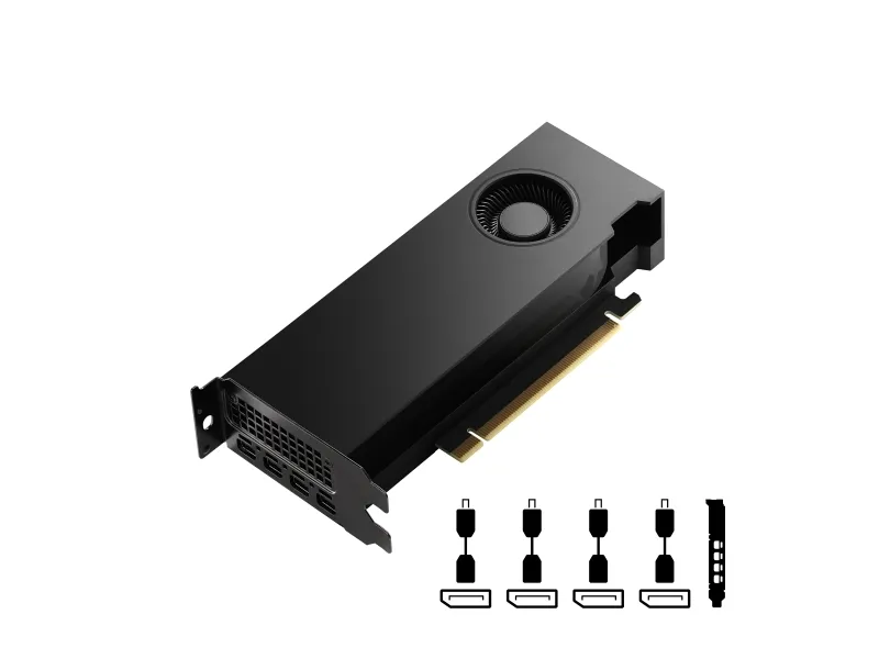 NVIDIA RTX 4000 SFF Ada Generation - Grafikkort - RTX 4000 Ada - 20 GB GDDR6 - PCIe 4.0 x16 lavprofil - 4 x Mini DisplayPort