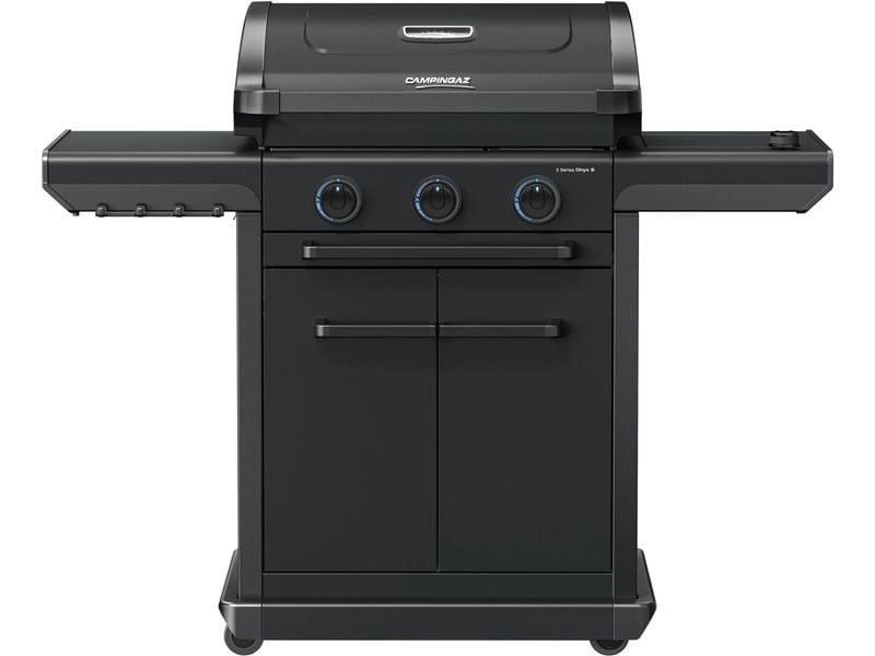 Campingaz Gasgrill 3 Series Onyx S Gasgrill mit Blue Flame Power Brennertechnologie