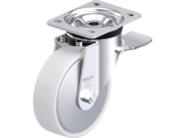 Blickle 750259 LK-PO 160G-ST-FA Styrehjul i stål Hjuldiameter: 160 mm Bæreevne (maks.): 450 kg 1 stk