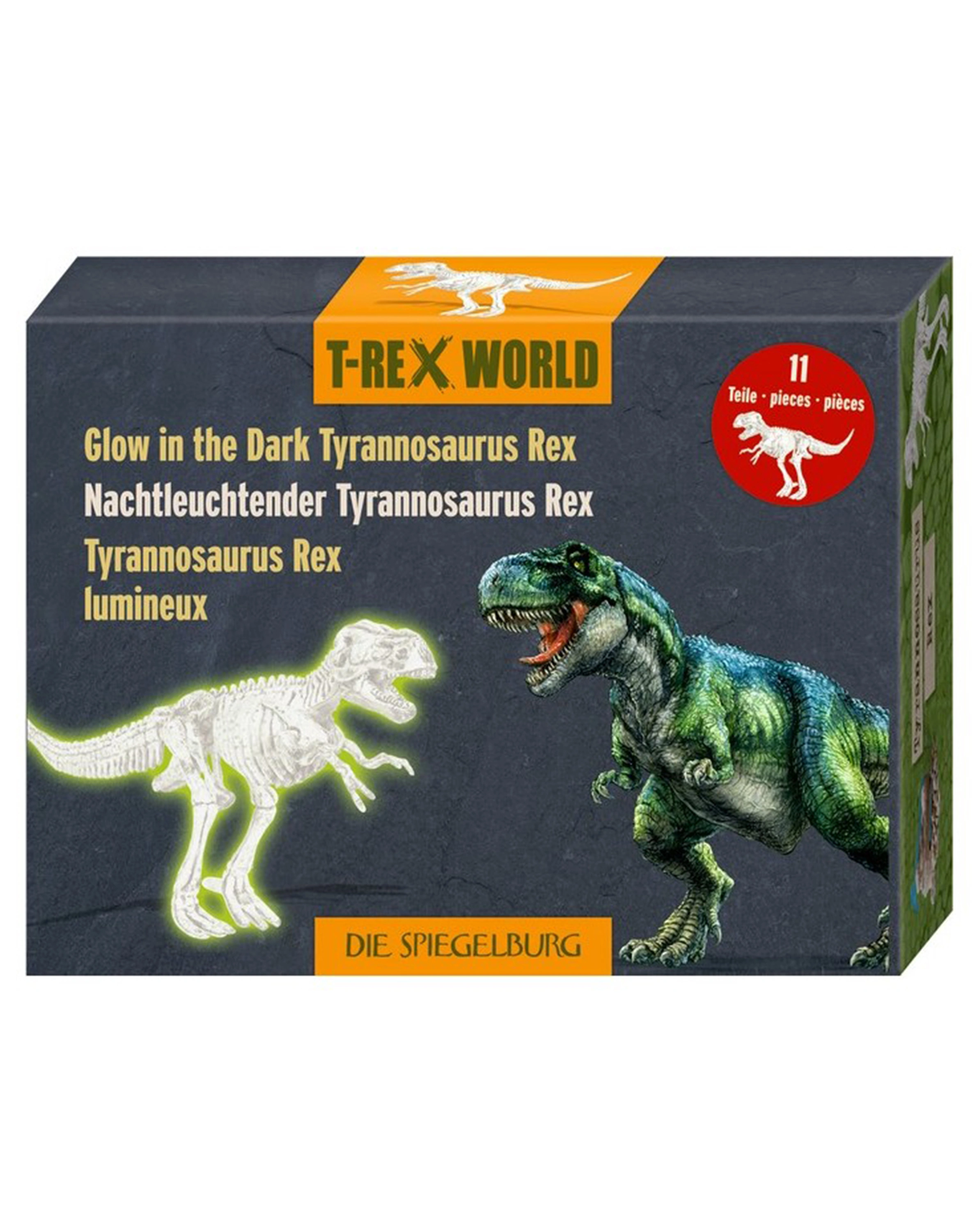 Ausgrabungsset T-REX WORLD 11-teilig nachtleuchtend