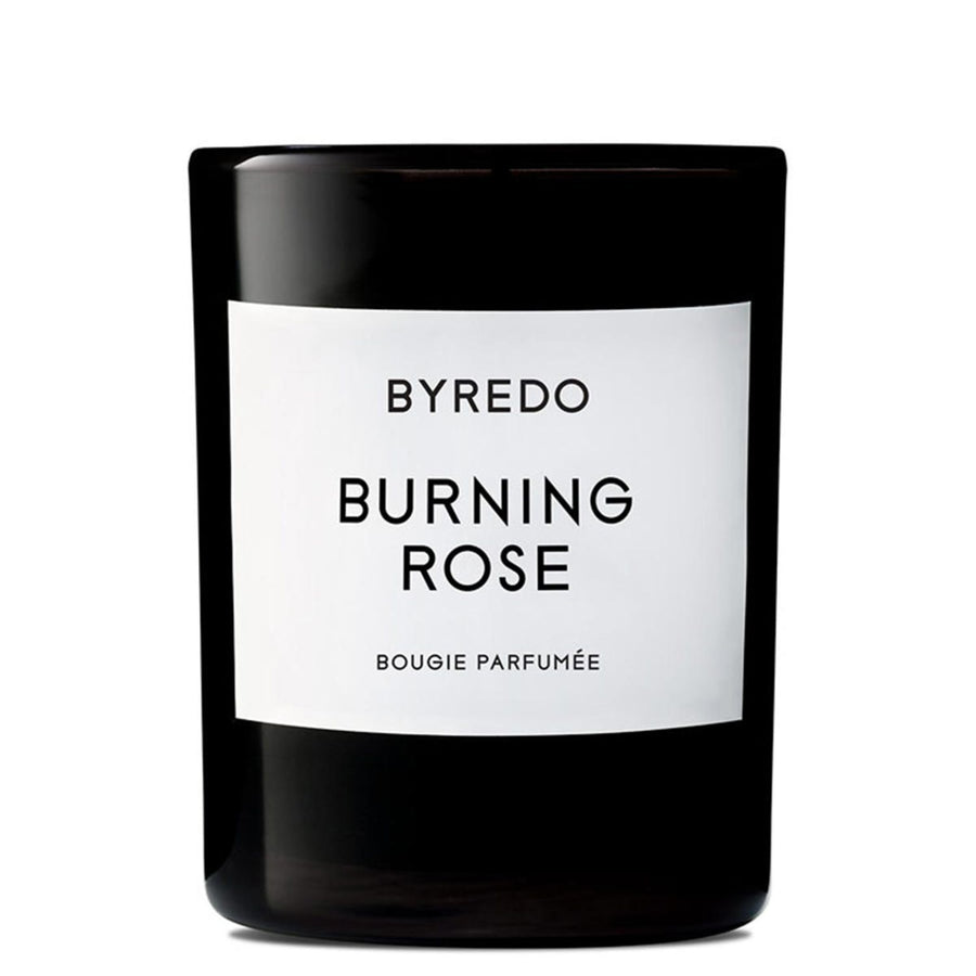 Burning Rose Candle