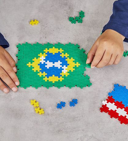 Plus-Plus Learn To Build - 700 stk. - Flags Of The World