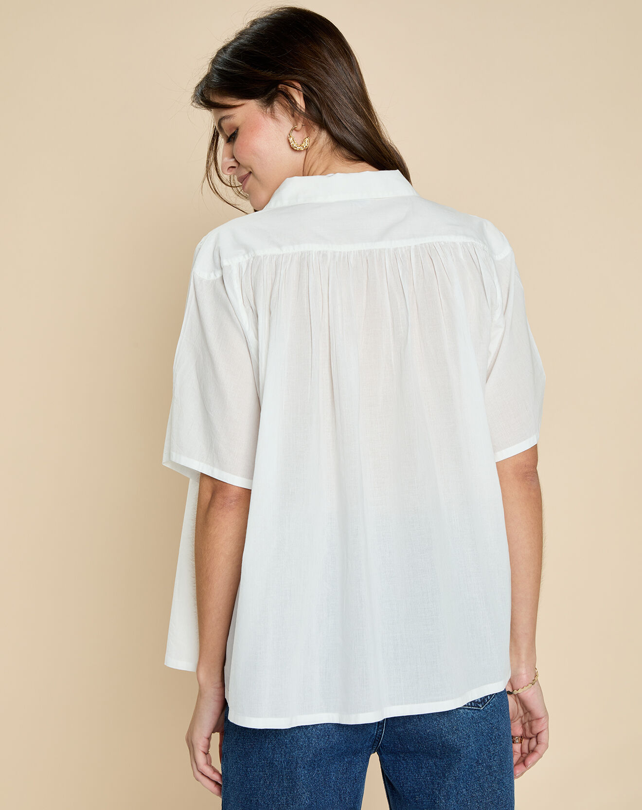 Harris Wilson Chemise Elana blanche