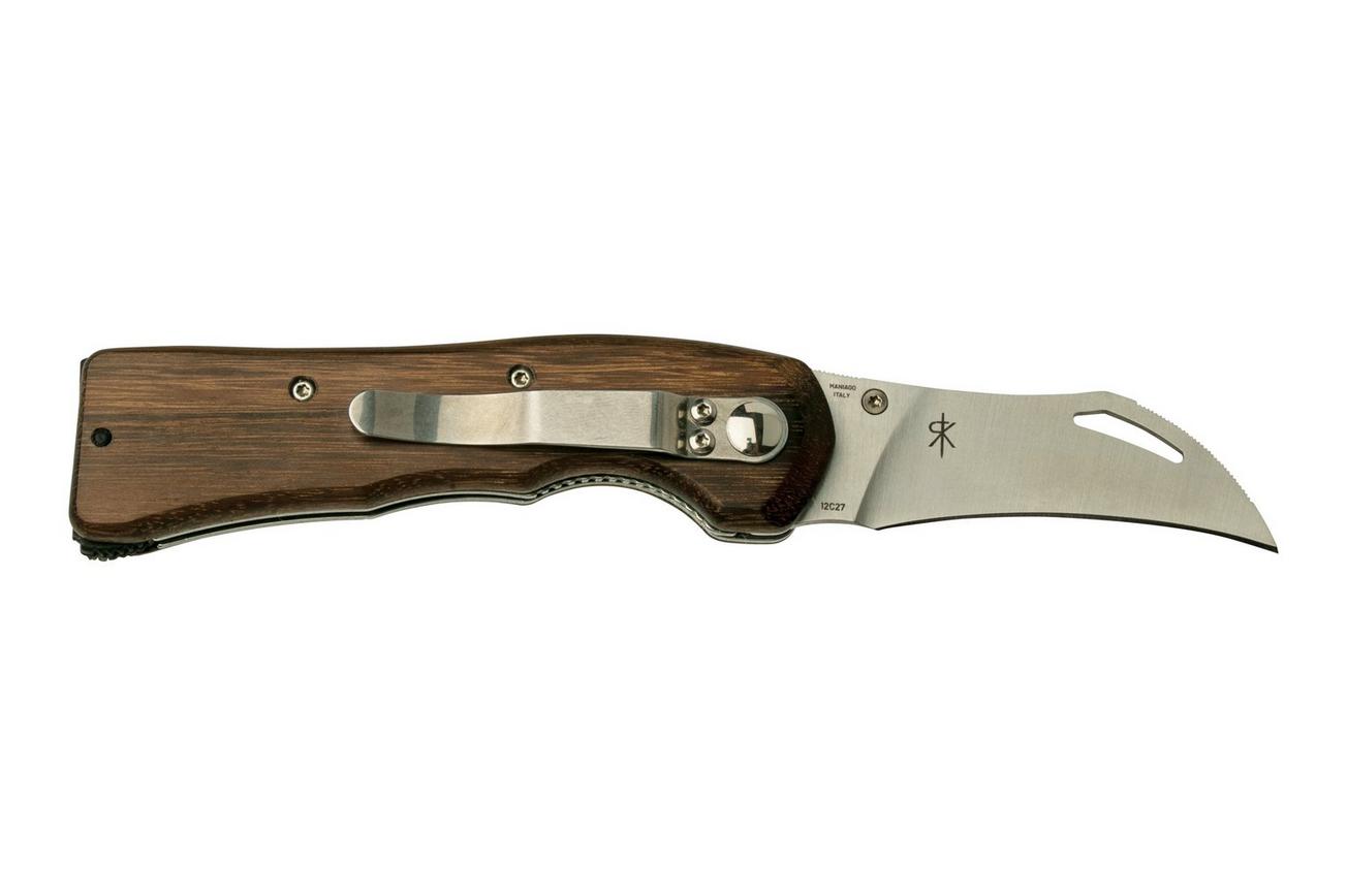 Fox Knives Spora Mushroom Satin Eucalyptus  FX-409, champignonmes