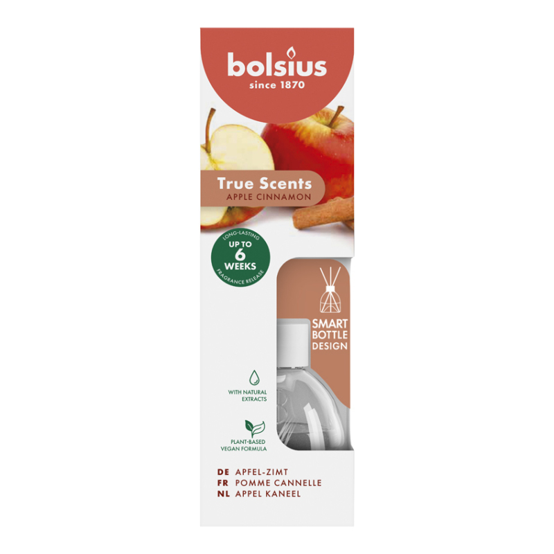 Bolsius Geurverspreider True Scents Appel 60ML