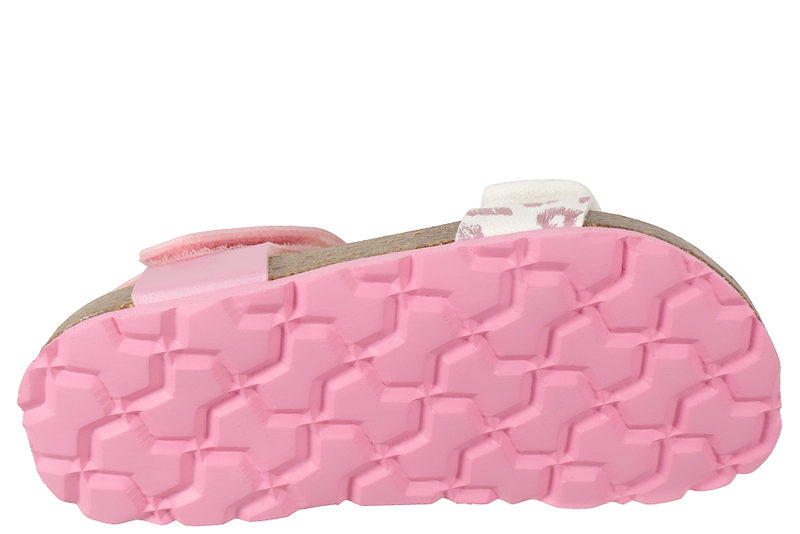 SUPERFIT SANDAL I LYSERØDT PU