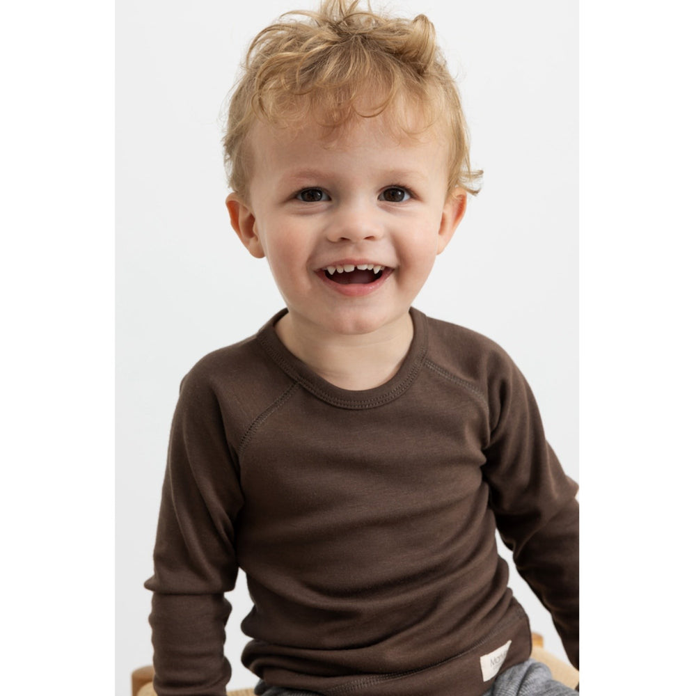 Køb MarMar Base Layer Deep Choco Base Tee LS