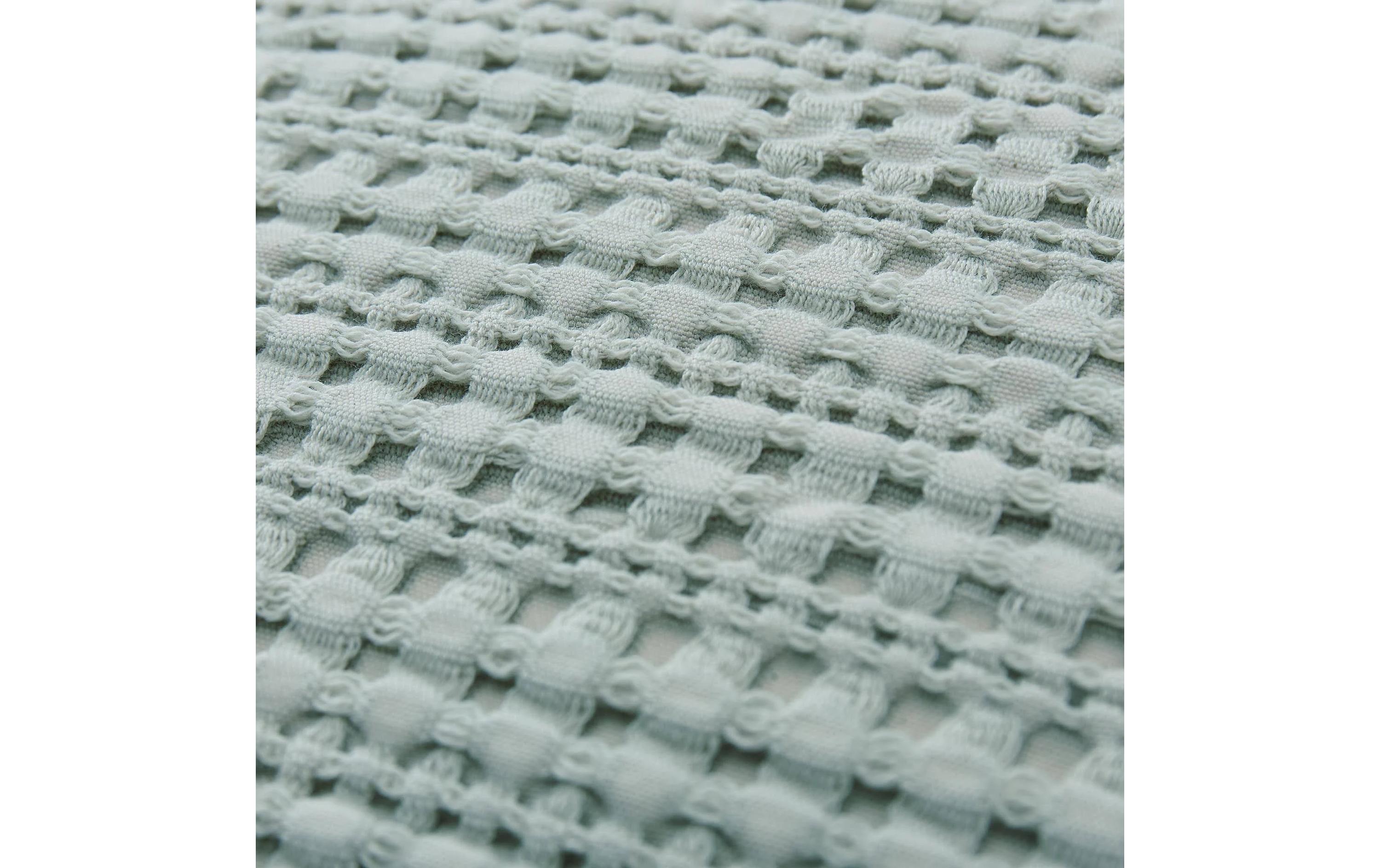 Kopfkissenbezug Anadia 40 x 60 cm, SalbeigrünGemütliche Kissenhülle mit Waffelstruktur und Stonewashed-Effekt