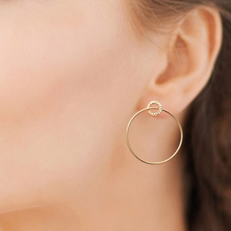 Boucles d'oreilles Femme - Plaqué Or