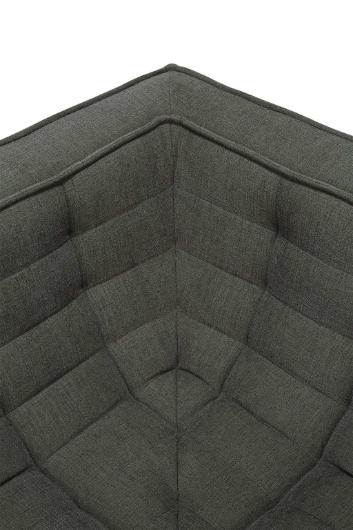 Ethnicraft N701 bank hoekelement Eco fabric Graphite