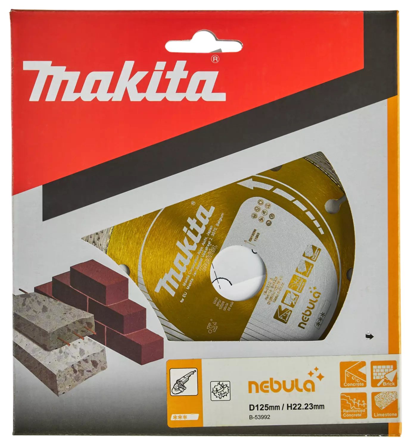 Makita B-53992 Diamantschijf - 125 x 22,23mm - Universeel