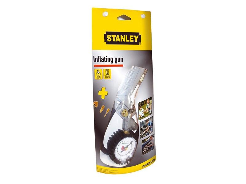 Stanley Druckluft-Reifenfüllmesser 10 bar Pneufüllkit Kit 6