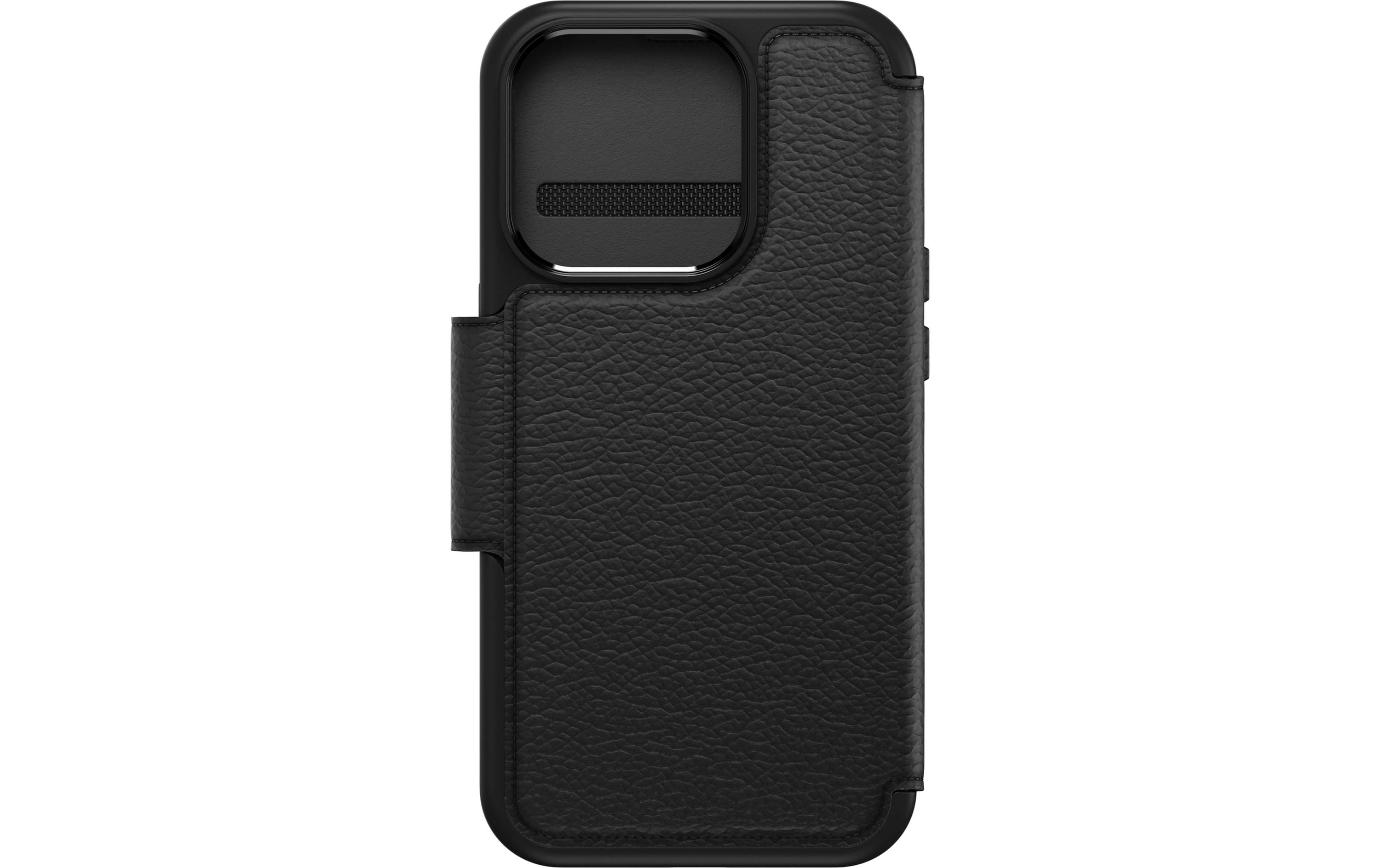 Book Cover Strada iPhone 15 Pro SchwarzSchutzhülle für das Apple iPhone 15 Pro