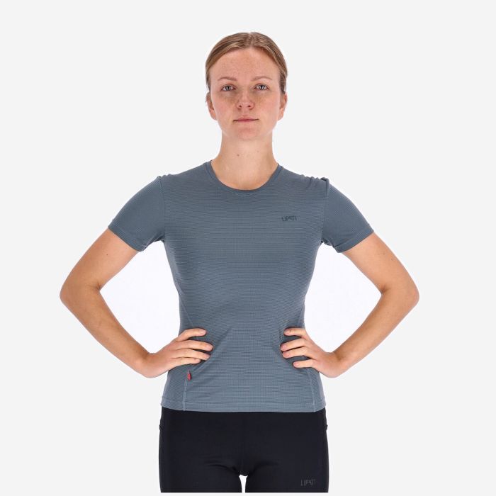 Lipati Dame T-shirts Strato AL Tee Slim Fit Blå