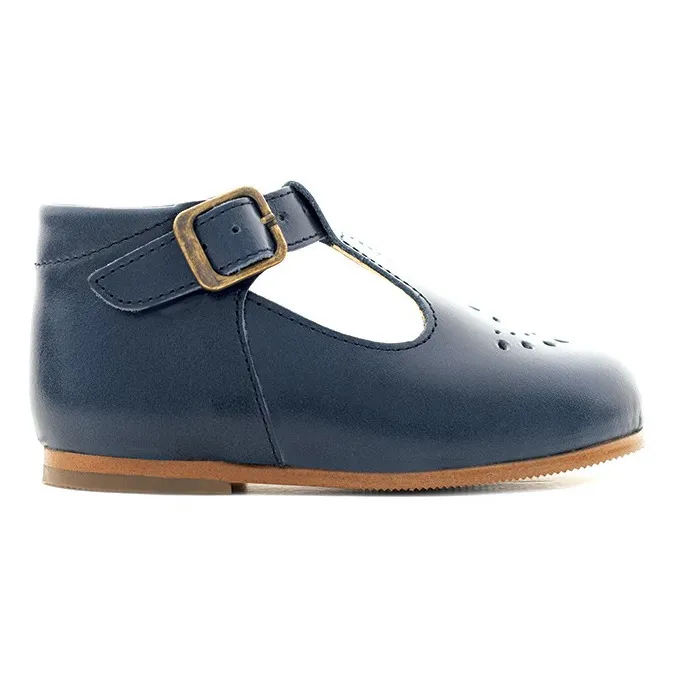 Poppée Babies T-Bar Milton | Bleu marine
