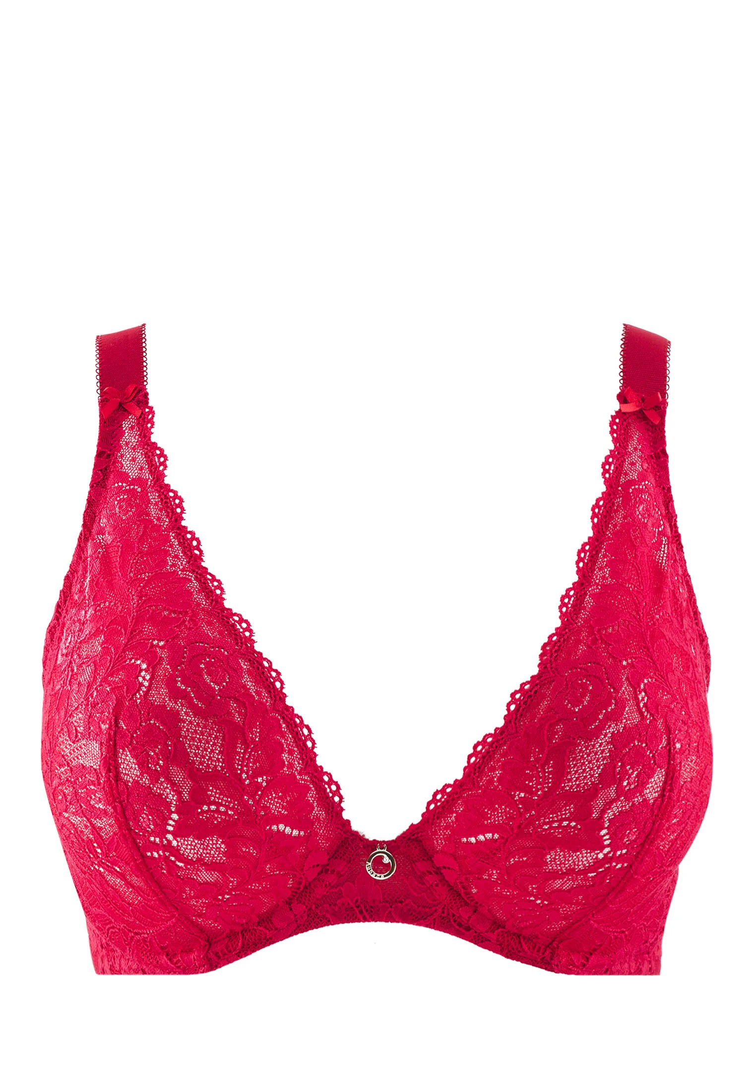 ROSESSENCE - Soutien-gorge triangle avec armatures confort | Rouge